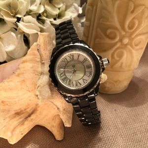 Swiss Legend Black Ceramic Ladies Watch